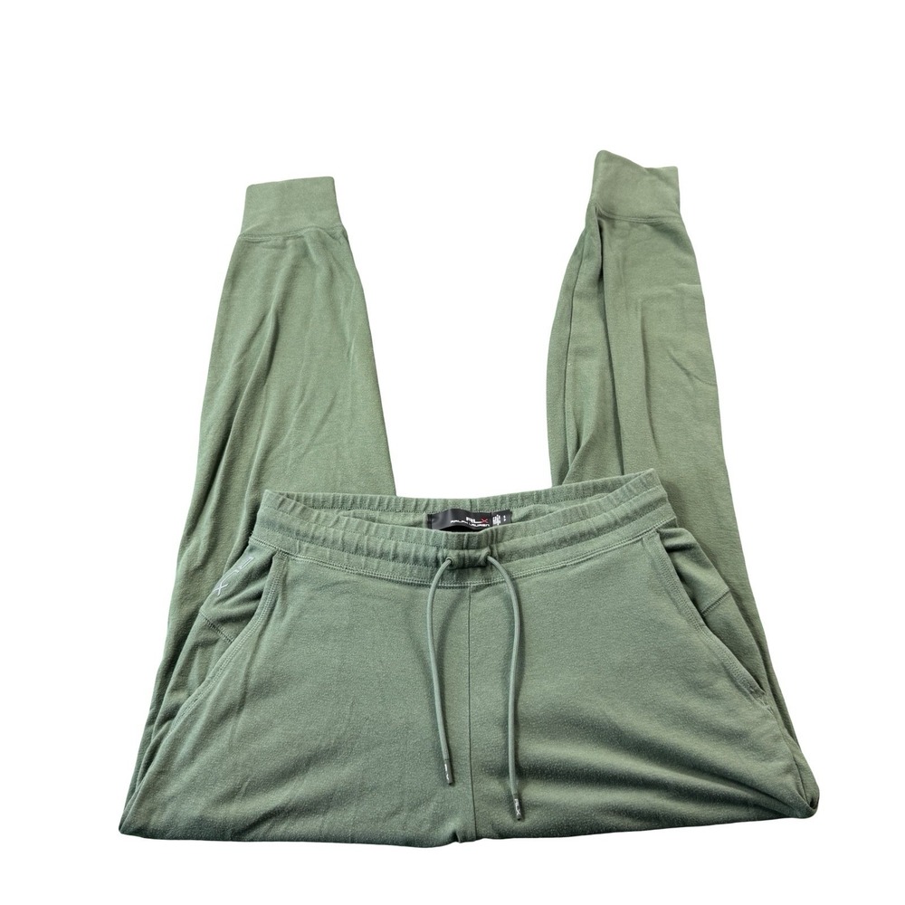RLX Ralph Lauren Green Performance Jogger Mens Drawstring Pant Size Small